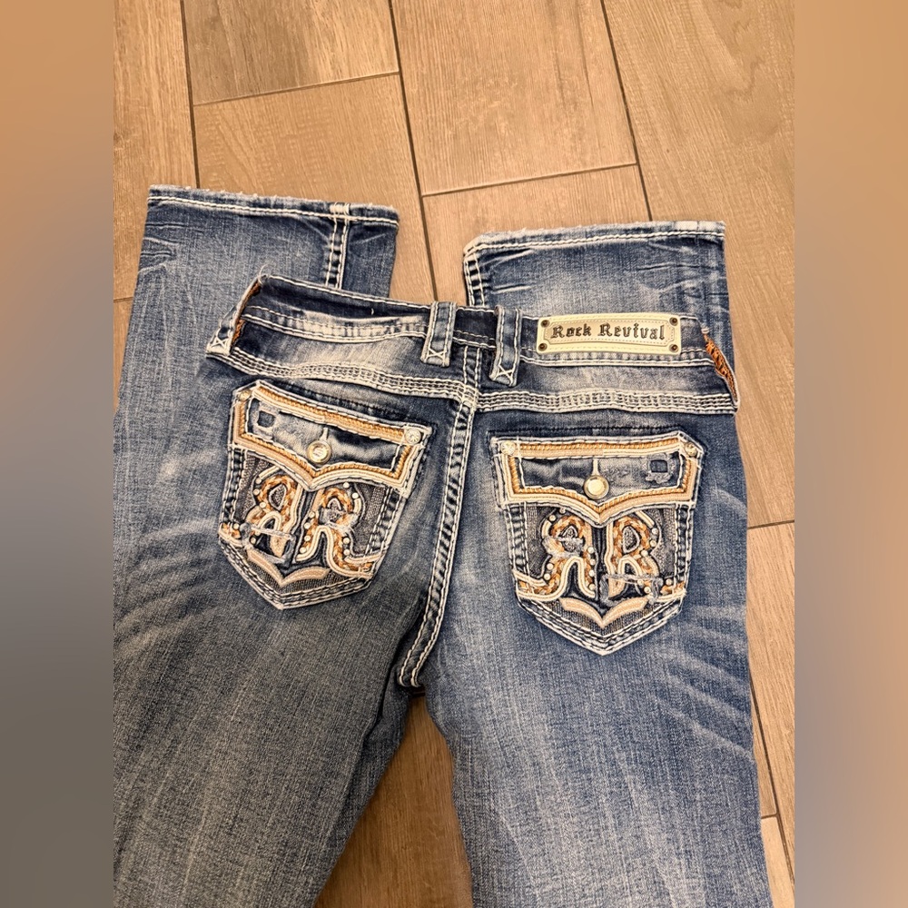 ‼️Rock Revival Womens Bootcut Jeans 26 Nadine‼️ WORN ONCE ‼️RETAIL $179 - Picture 8 of 14